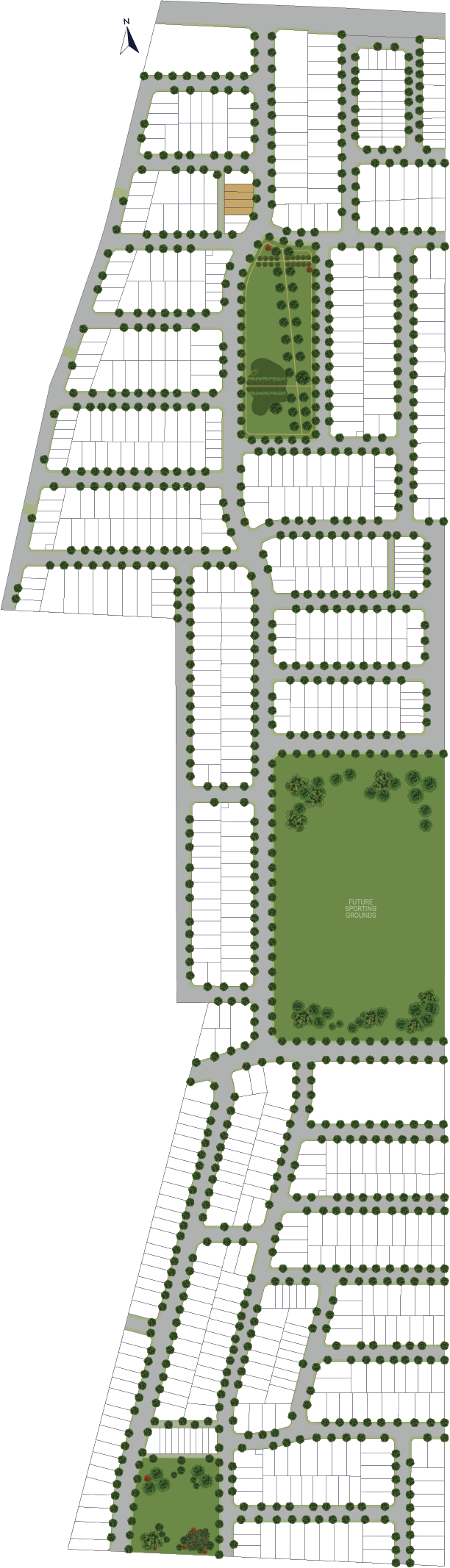 Aria Townhouse Release location in the masterplan at Olivia, Truganina