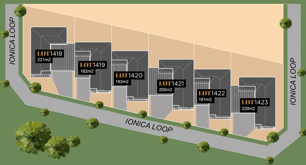 Opal Townhome Release Site Plan Olivia, Truganina